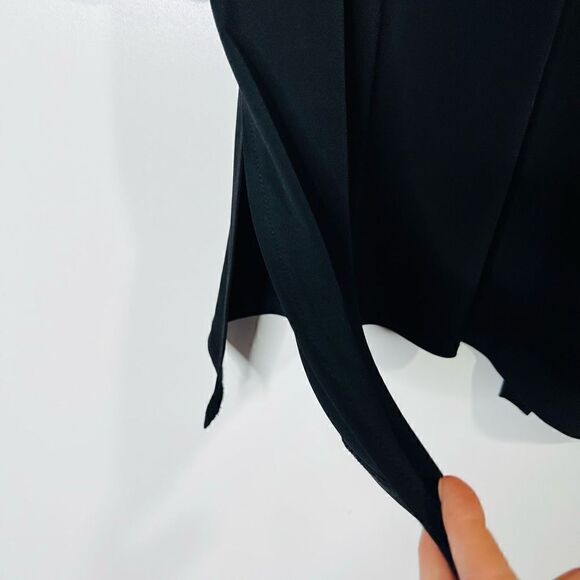 Clara Sunwoo Black 3/4 Sleeve Angle Neck Tunic NWT - Picture 3 of 9